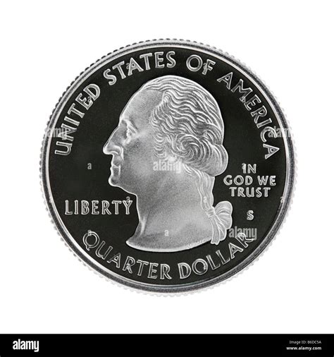 One quarter dollar coin Stock Photo - Alamy