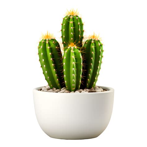 AI generated Cactus in Pot Isolated on Transparent Background 36091469 PNG