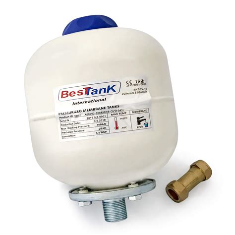 Buy 2L Expansion Vessel KIT Pressure Tank and Check Valve for unvented ...