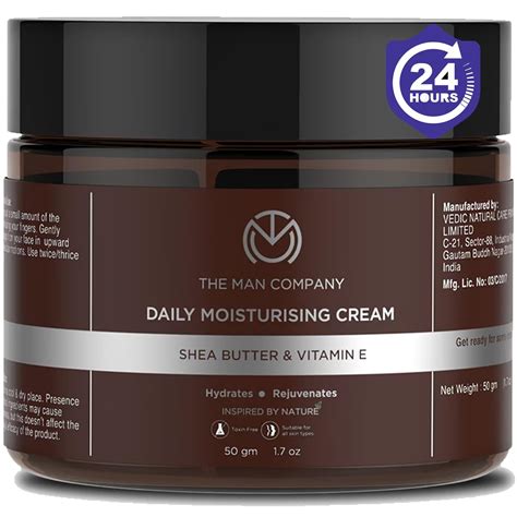 The Man Company Non-Sticky Daily Moisturizing Cream for Dry Skin ...