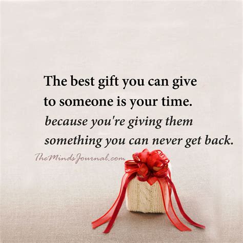 The best gift you can give someone | Giving quotes, Experience quotes ...