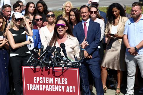 'This is not a hoax': Epstein survivors speak out demanding files be ...