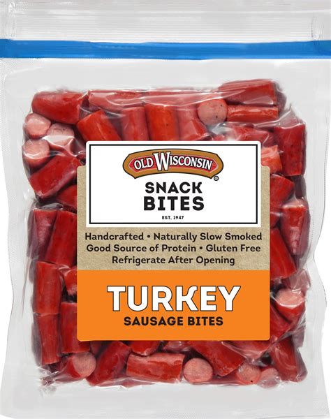 Amazon.com: Old Wisconsin Turkey Snack Bites, 28 ounce : Grocery ...