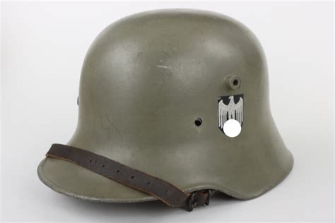 ratisbon's | Heer M18 double decal helmet (transitional) - 1934 ...