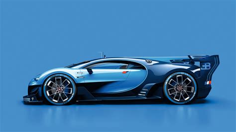 Blue Bugatti Wallpaper