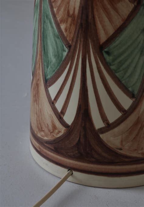 Large Ceramic Floor Lamp by Rigmor Nielsen for Søholm, 1960s, Danish ...