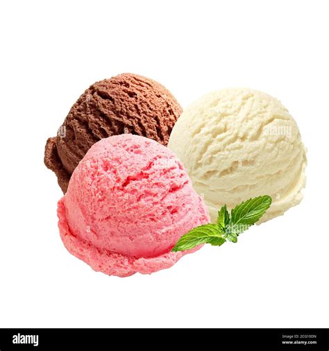 Ice Cream Scoops Background