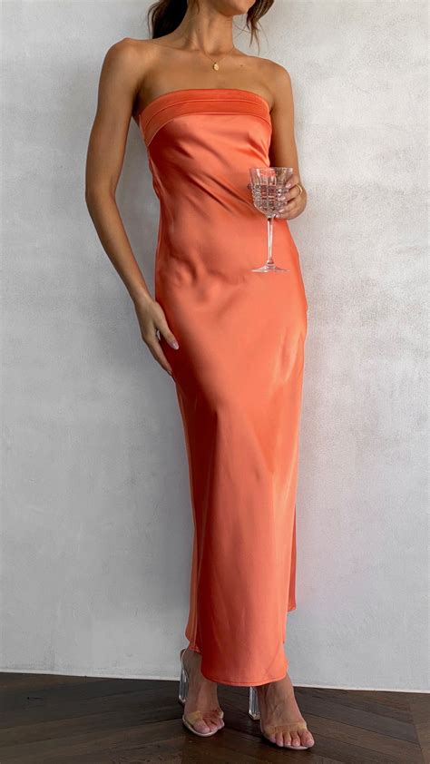 Orange Dress Maxi at Antoinette Victor blog
