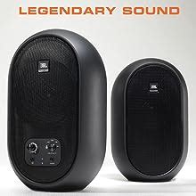 JBL Professional 104-BT Compact Desktop Reference Woofer Monitors with ...