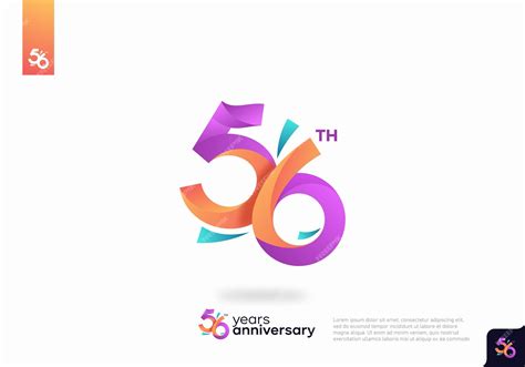Number 56 logo icon design, 56th birthday logo number, anniversary 56 ...