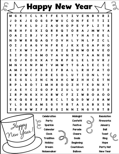 Family-Friendly New Year’s Eve Activities + Free New Year’s Word Search ...