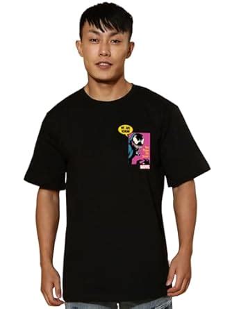 Buy Veirdo® Pure Cotton Oversized Loose Baggy Fit Official Marvel's ...