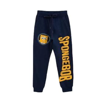 Nap Chief Spongebob Joggers | 100% Cotton Blend Regular Fit Track Pants ...