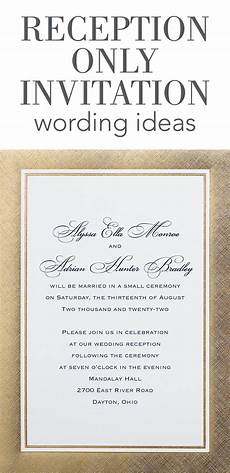 Small Wedding Invitation Wording by Reception Only Invitation Wording Invitations By Small Wedding Invitation Wording