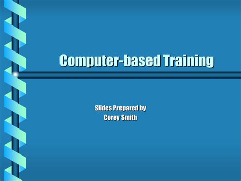 Computer-Based Training 的图像结果