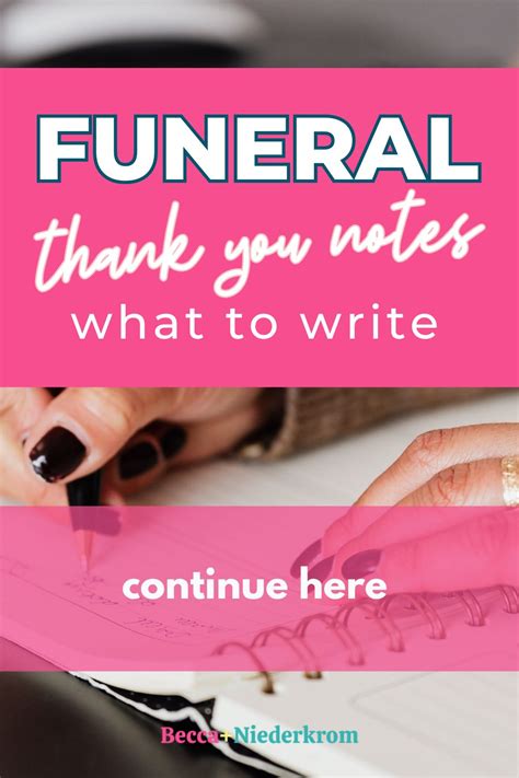 What to Write in Funeral Thank You Notes (with templates) - Funeral ...