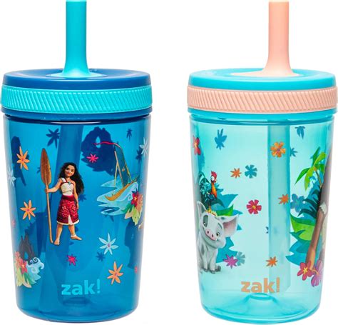 Amazon.com: Zak Designs Disney Moana 2 Kelso Toddler Cups For Travel or At Home, 15oz 2-Pack ...