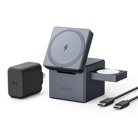 MagSafe Charger Stand, Anker 3-in-1 Cube with MagSafe, 15W Max Fast ...