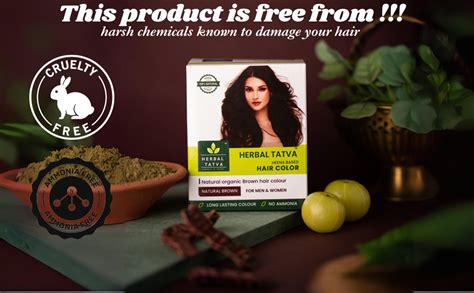 Buy Herbal Tatva Natural Brown Hair Colour 200G | Herbal Hair Colour ...