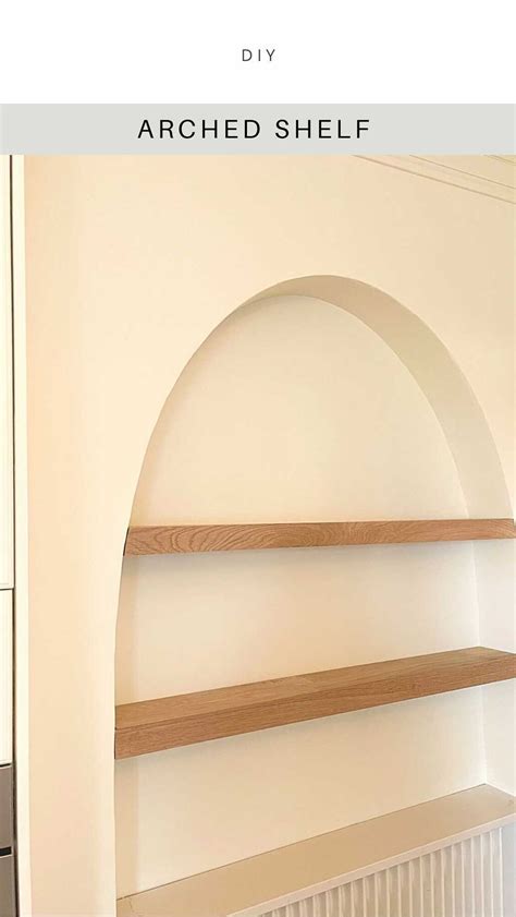 Arched Shelf DIY - Creative Wall Decor Idea