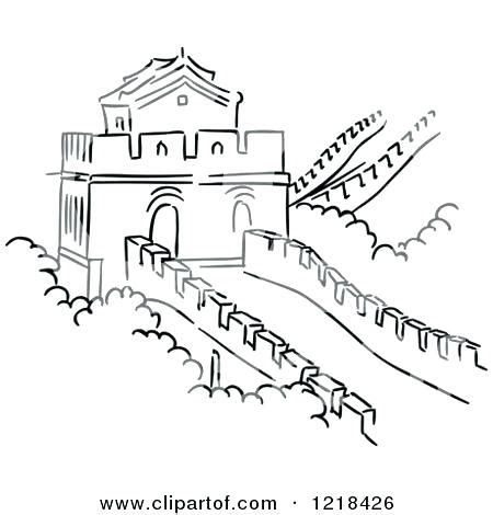 Great Wall Of China Coloring Page at GetColorings.com | Free printable ...
