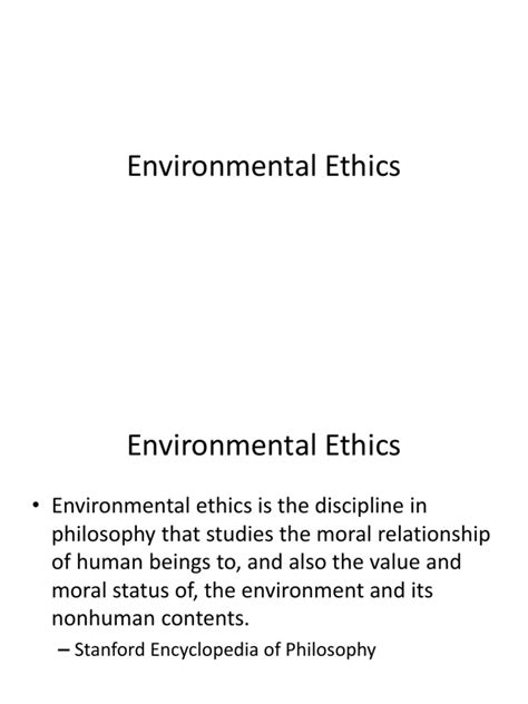 Image result for Environmental Ethics Example