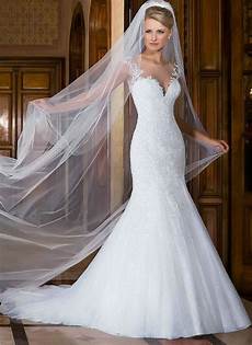 Wedding Gown And Veil by Cap Sleeve Wedding Dress Mermaid Lace White Wedding Gowns Wedding Gown And Veil