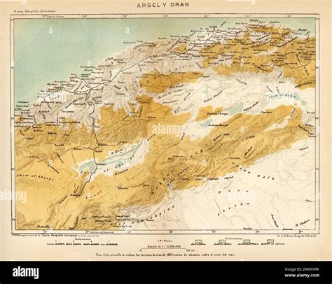 Map Of Algeria In 1800