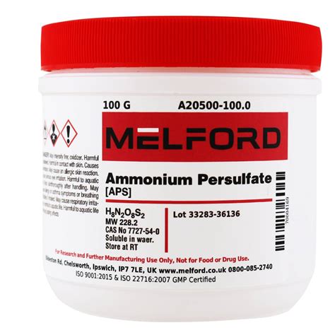 A20500-100.0 - Ammonium Persulfate [APS], 100 Grams
