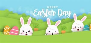 Image result for Bunny Ears with Happy Easter Banner