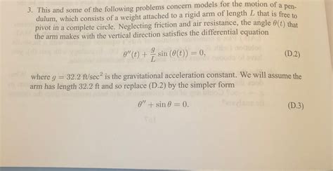 Pre Calculus Pendulum Swing Problems Explained 的图像结果