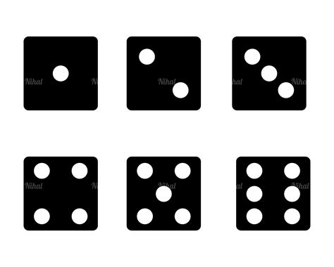 Six Sided Dice SVG Dice Cricut Cut File Six Sided Dice Png - Etsy