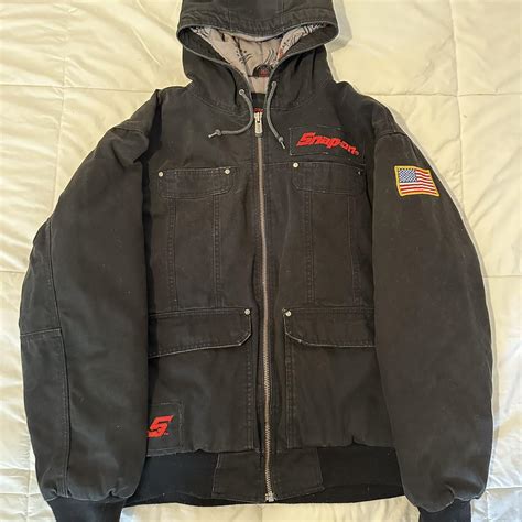 Snap-on 2014 ra Jacket Super Nice Heavy Snap-On... - Depop