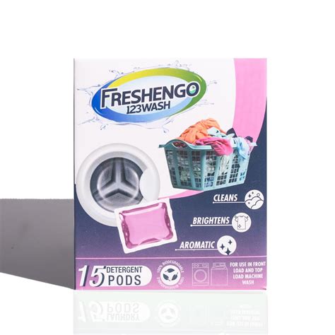 Buy FRESHENGO 123wash Laundry Liquid Detergent Pods for top & Front ...