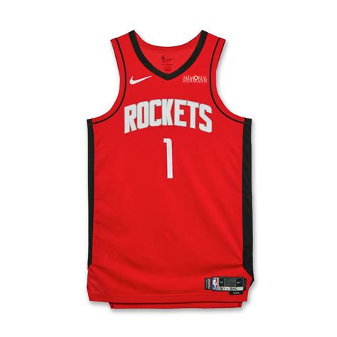 Amen Thompson Houston Rockets 2024-2025 Game Worn Icon Edition Jersey ...