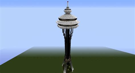 Image result for Space Needle Minecraft Tutorial