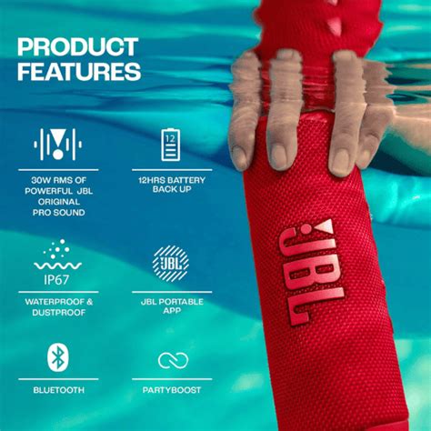 Buy JBL Flip 6 Wireless Portable Bluetooth Speaker Pro Sound (Without ...