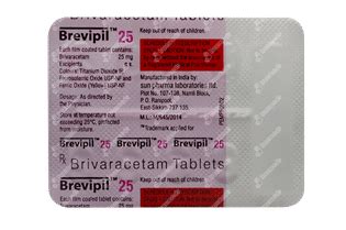 Brevipil 25 Mg Tablet 10 - Uses, Side Effects, Dosage, Price | Truemeds