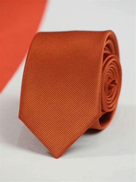 Salmon Skinny Necktie