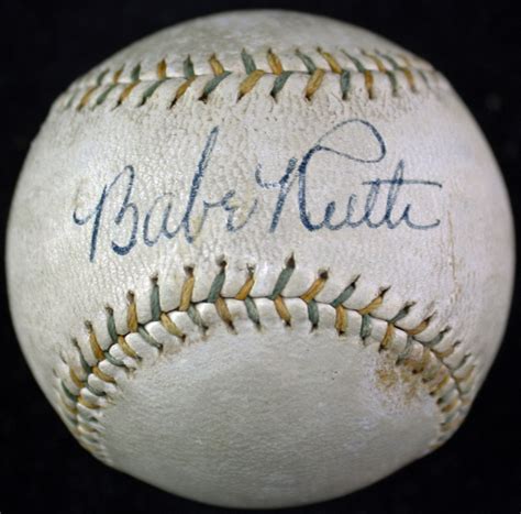 Lot Detail - Stunning Babe Ruth Single Signed "Babe Ruth Day" Baseball ...