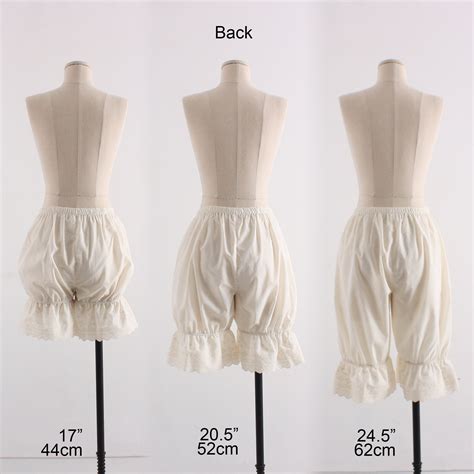 Women Cotton Begie Lace Bloomers / Knee Length Bloomers / Pettipants ...