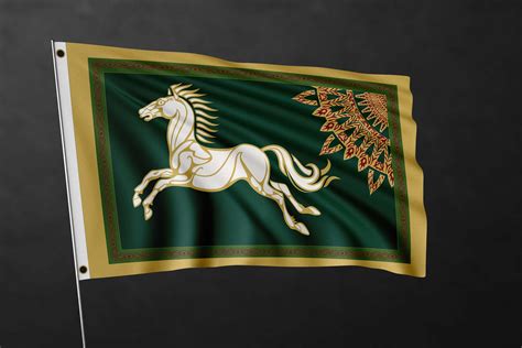 Rohan Lord Of The Rings Flag