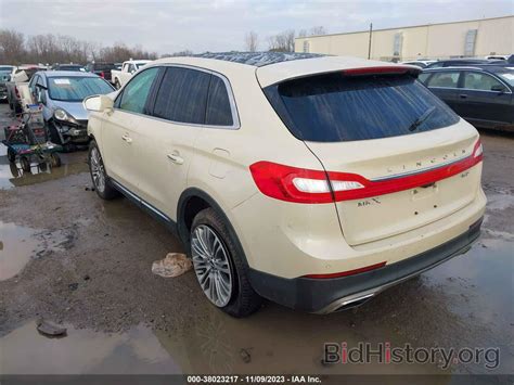 Report 2LMPJ8LR2JBL13345 LINCOLN MKX 2018 Cream Gasoline - price and damage history