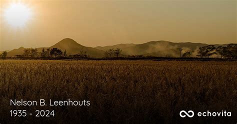 Nelson B. Leenhouts Obituary (1935-2024) | Walworth, NY