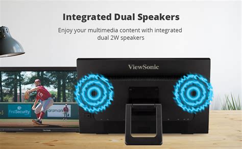ViewSonic TD2223-2 | 55.88 Cm (22") Touch Monitor 10-Point Touch| 7H ...