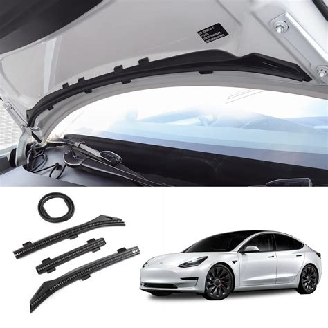 Buy KUNIST for Tesla Model 3 Accessories Front Hood Weather Strip ...