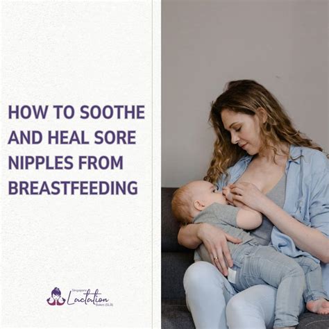 How to Soothe and Heal Sore Nipples from Breastfeeding - Singapore Lactation Bakes (SLB)