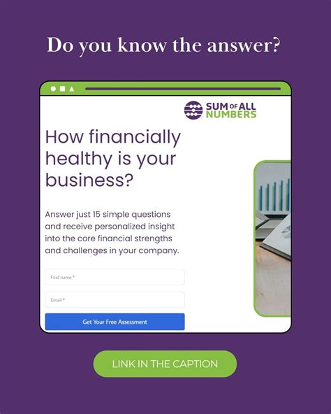 Start the Business Financial Health quiz now and receive tailored ...