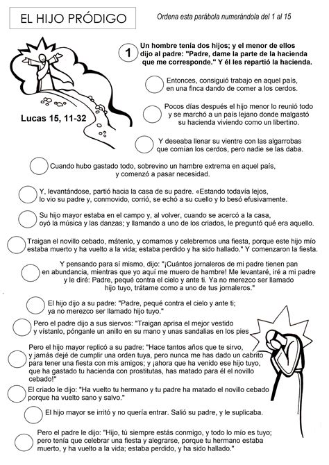 El Rincón de las Melli: ACTIVIDAD: Parábola del Hijo Pródigo