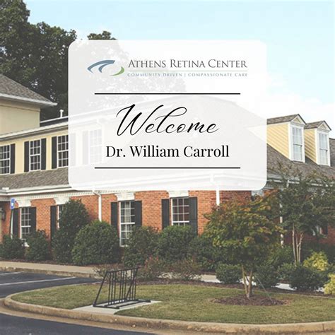 ATHENS RETINA CENTER on LinkedIn: Reminder...Dr. William Carroll will ...